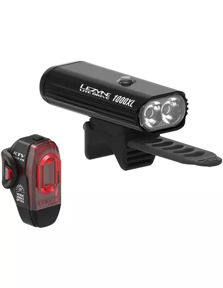 Lezyne Lite Drive 1000XL + Rear Light